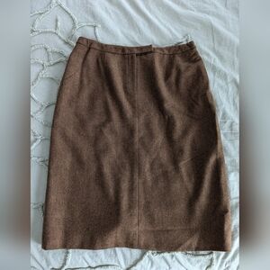 Ralph Lauren Brown vintage wool skirt
